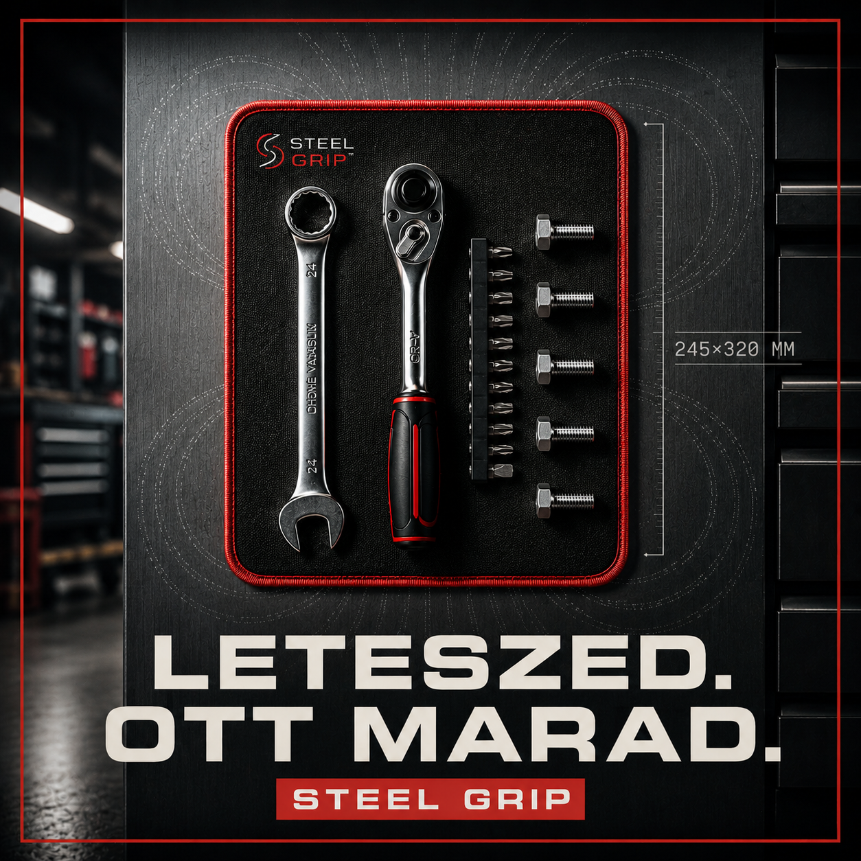 Steel Grip - Mágneses szerszámtartó