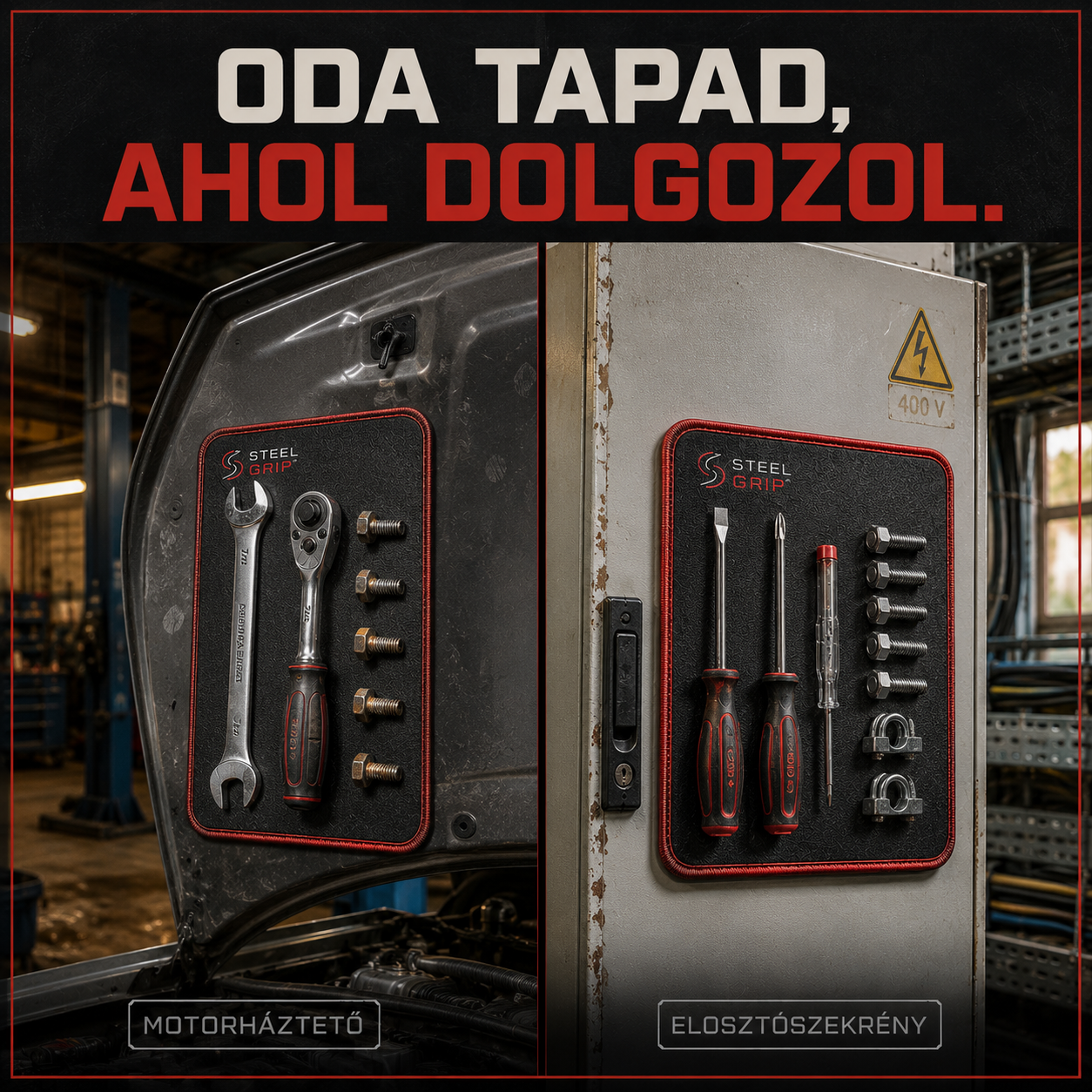 Steel Grip - Mágneses szerszámtartó